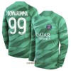 Officiële Voetbalshirt Doelman Paris Saint-Germain Donnarumma 99 Thuis 2023-24 Lange Mouw - Heren